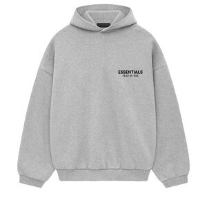 Essential Hoodie (Light Heather Grey)